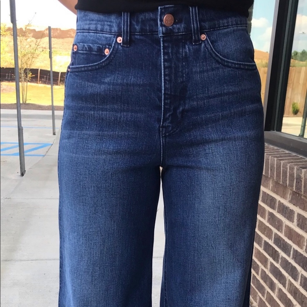 Blue Revival High Rise Palazzo Pant
